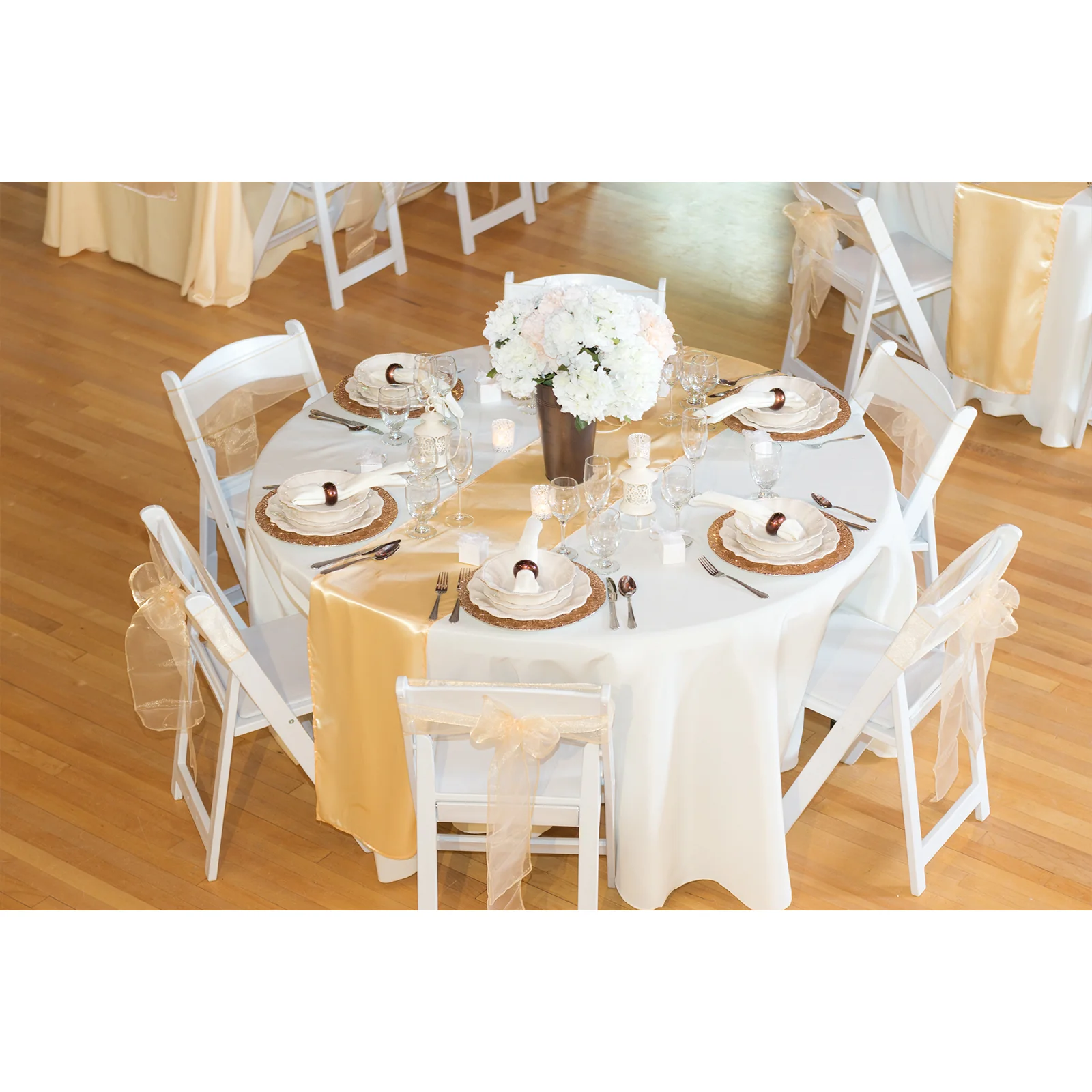 120 In. Round Polyester Tablecloth (20 Colors) - Image 15