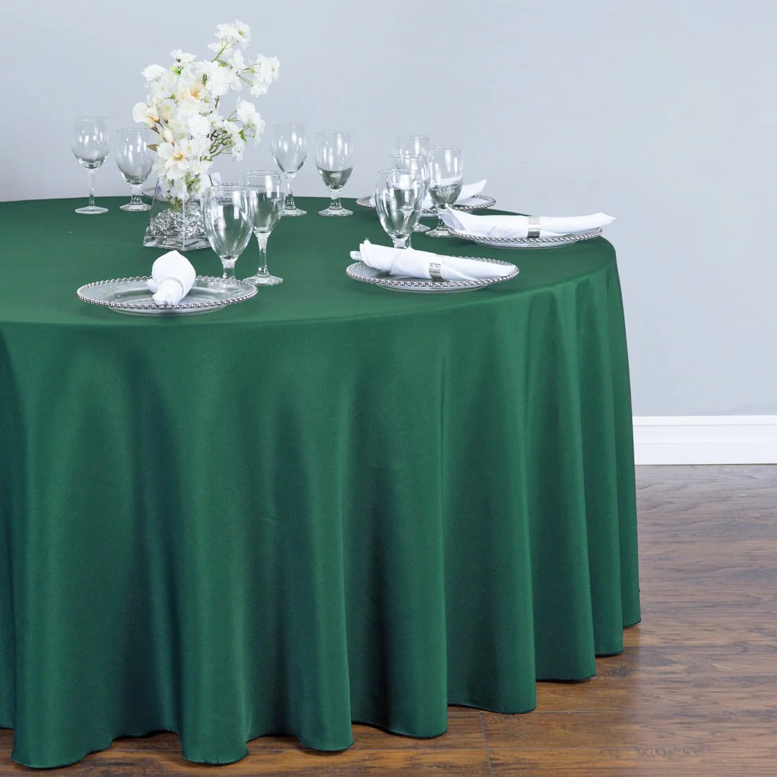 120 In. Round Polyester Tablecloth (20 Colors) - Image 23