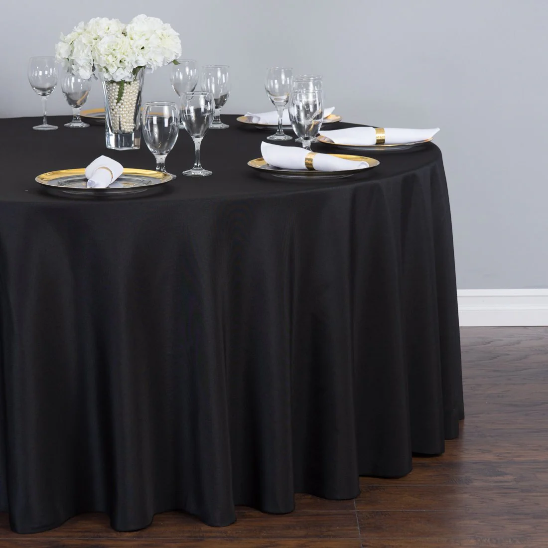 120 In. Round Polyester Tablecloth (20 Colors) - Image 5