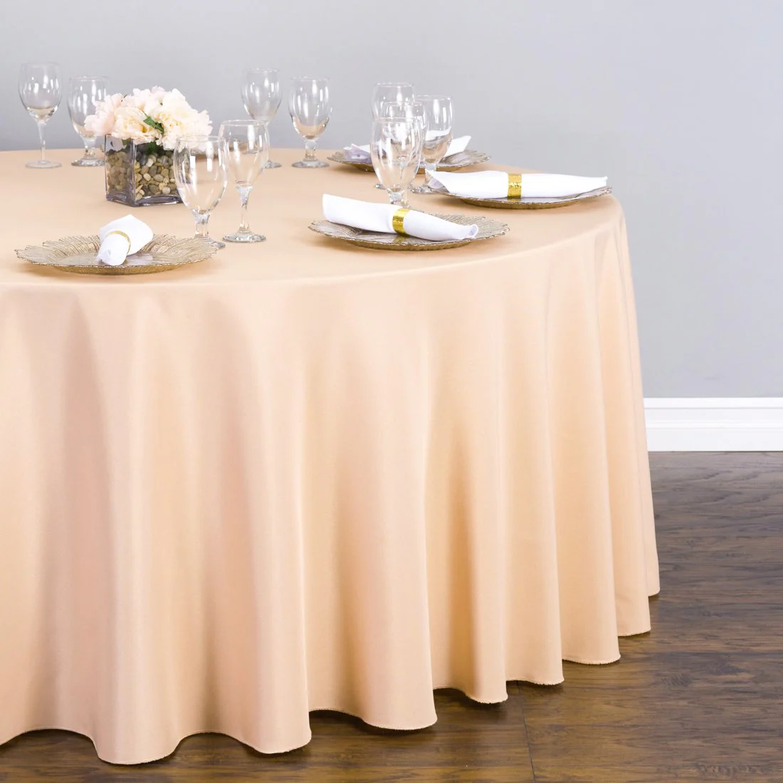 120 In. Round Polyester Tablecloth (20 Colors) - Image 52