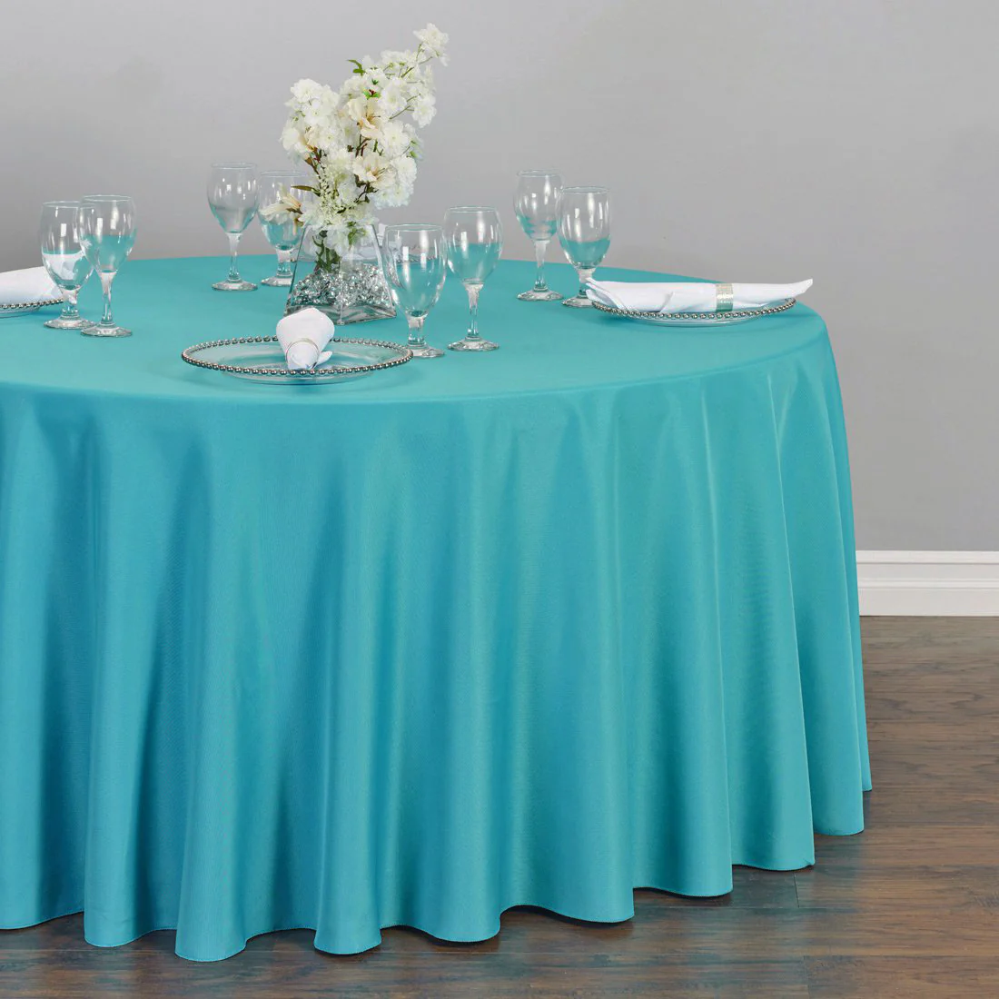 120 In. Round Polyester Tablecloth (20 Colors) - Image 66