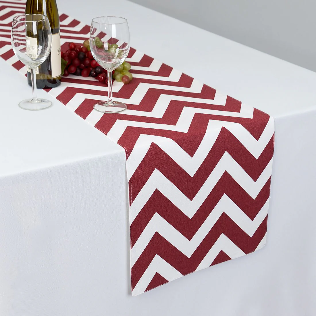 13 X 90 in. Chevron Cotton Table Runner (10 Colors) - Image 8