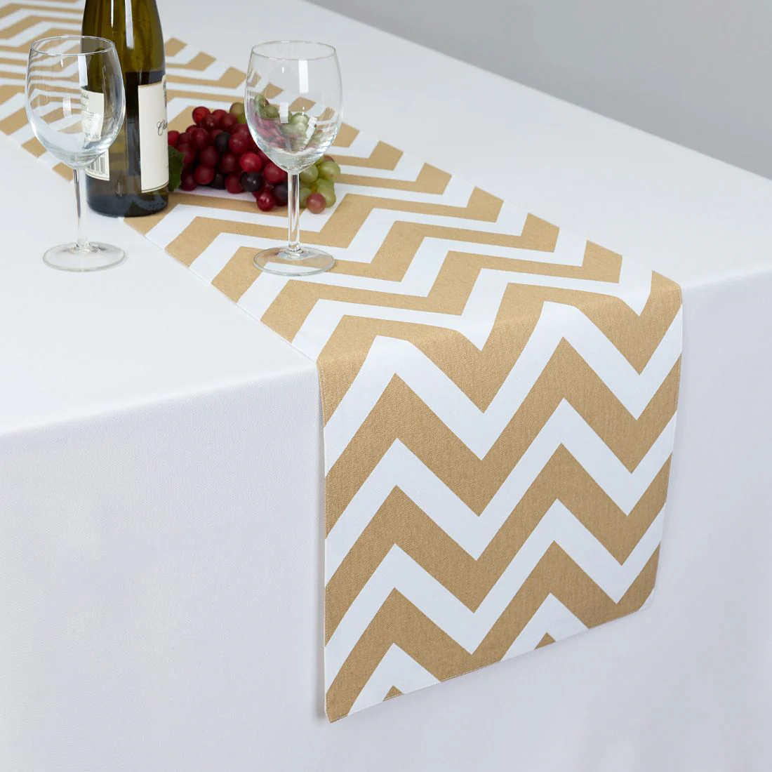13 X 90 in. Chevron Cotton Table Runner (10 Colors) - Image 9