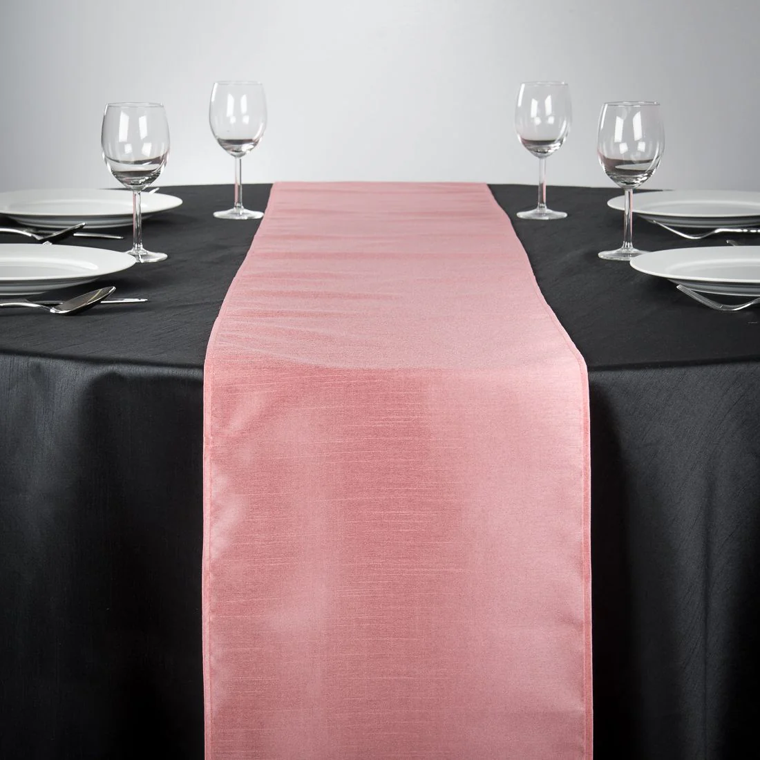 14 X 108 in. Shantung Silk Table Runner (5 Colors) - Image 4