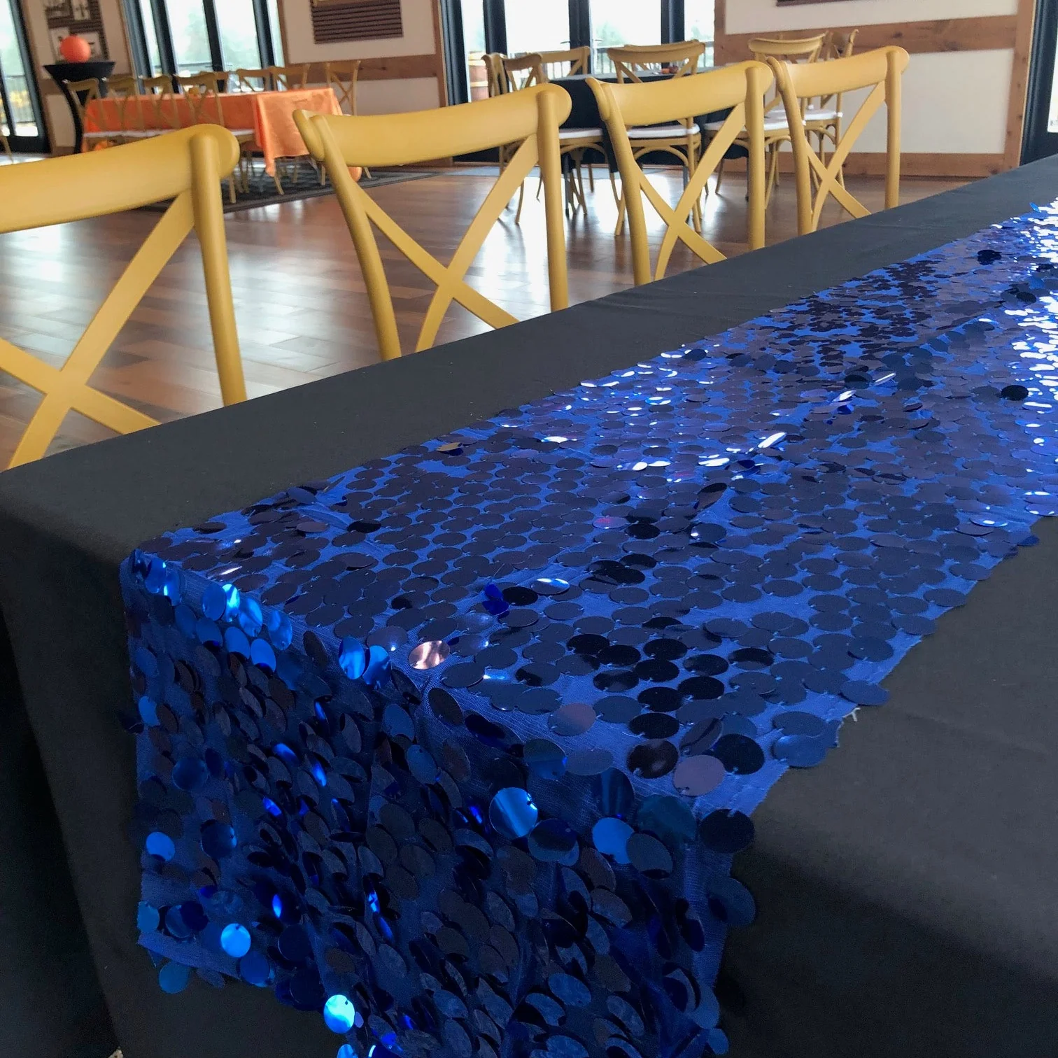 14 X 108 in. Payette Sequin Table Runner (6 Colors) - Image 5