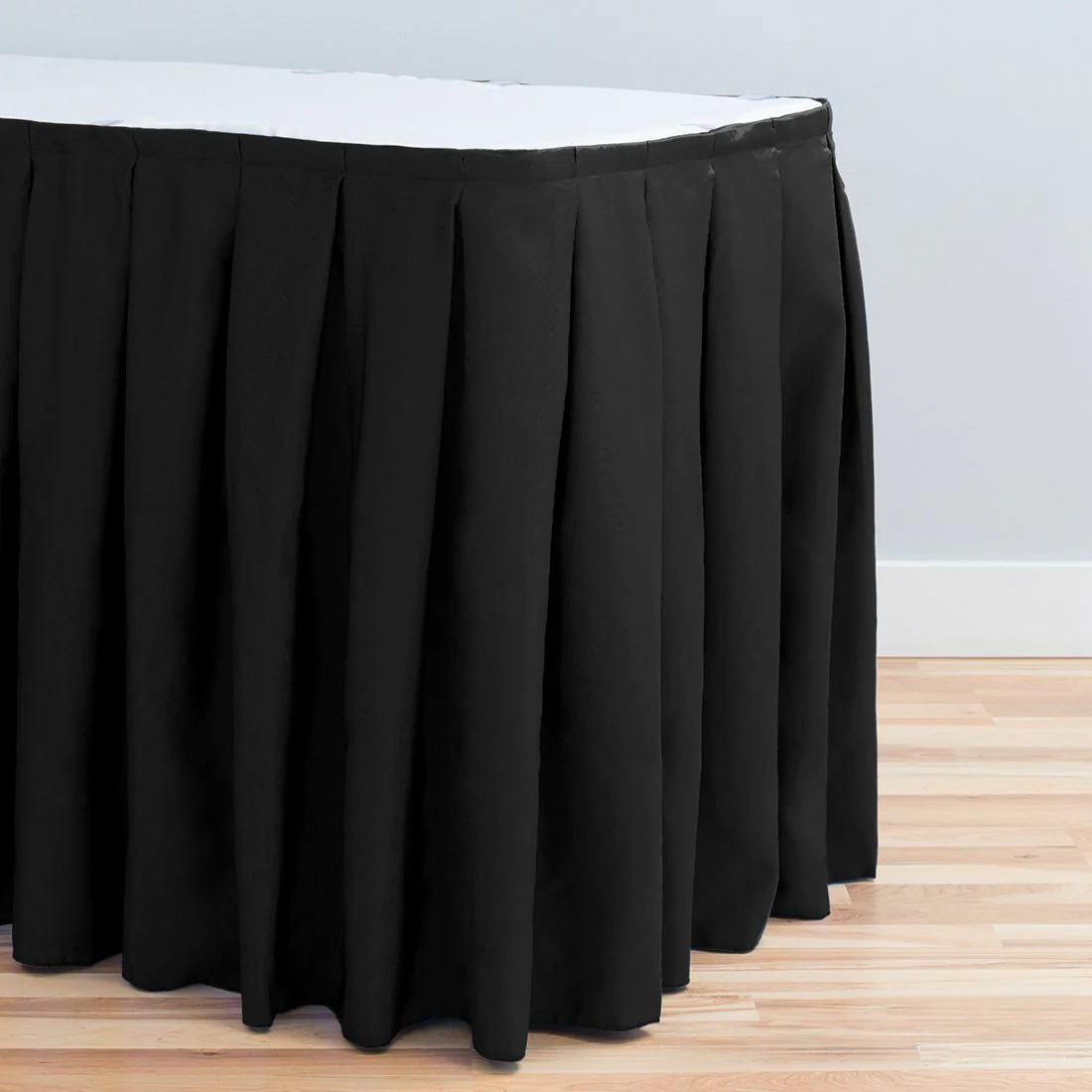 14 ft. Accordion Pleat Polyester Table Skirt (7 Colors) - Image 6