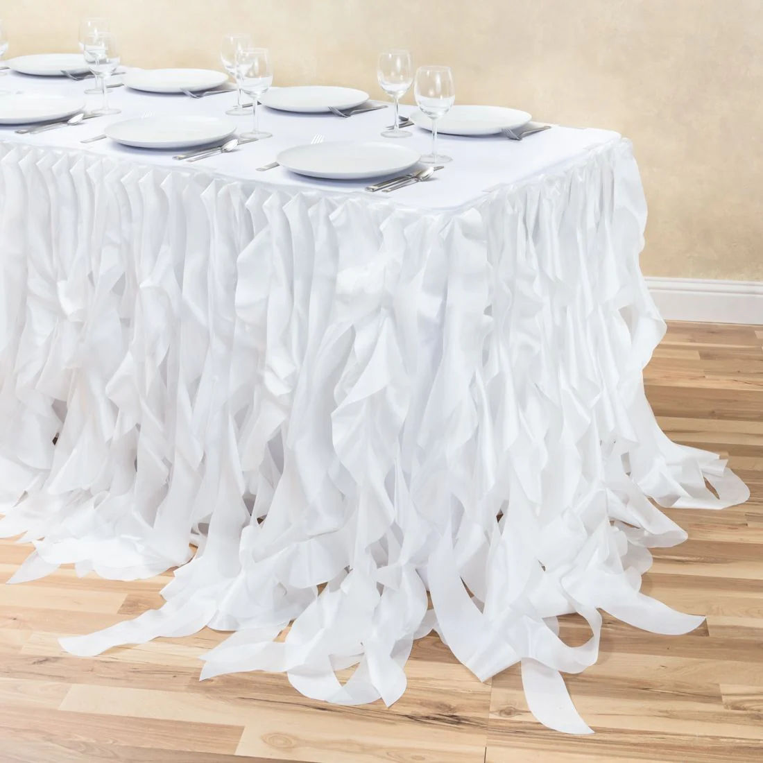 14 ft. Curly Willow Table Skirt (13 Colors) - Image 9