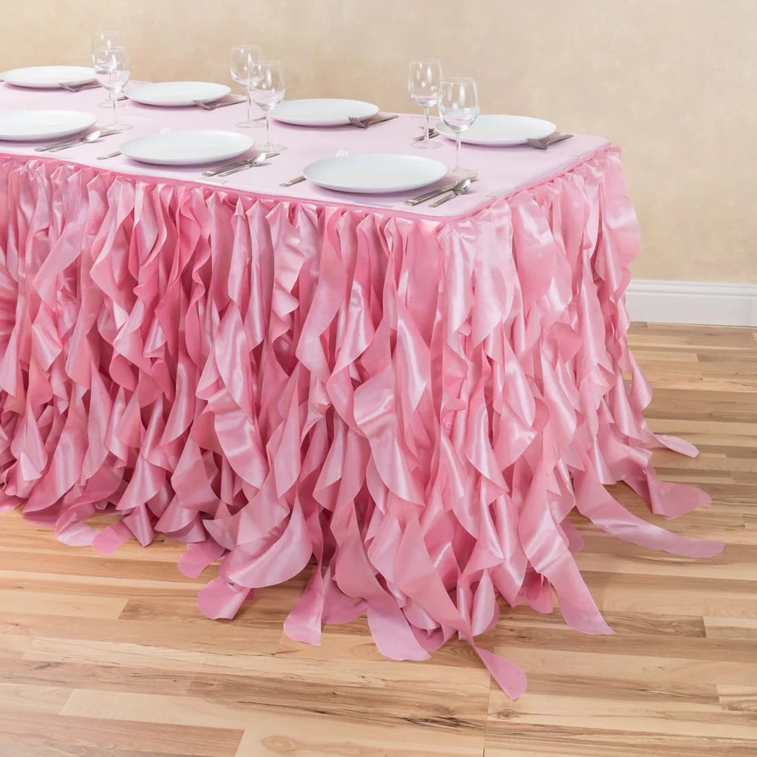17 ft. Curly Willow Table Skirt (13 Colors) - Image 13