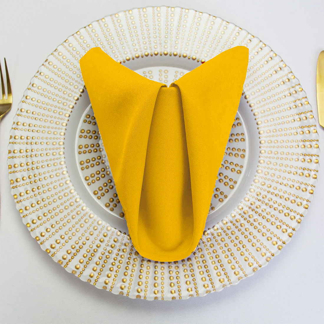 20 in. Polyester Napkins (1 Dozen) - 20 Colors - Image 30