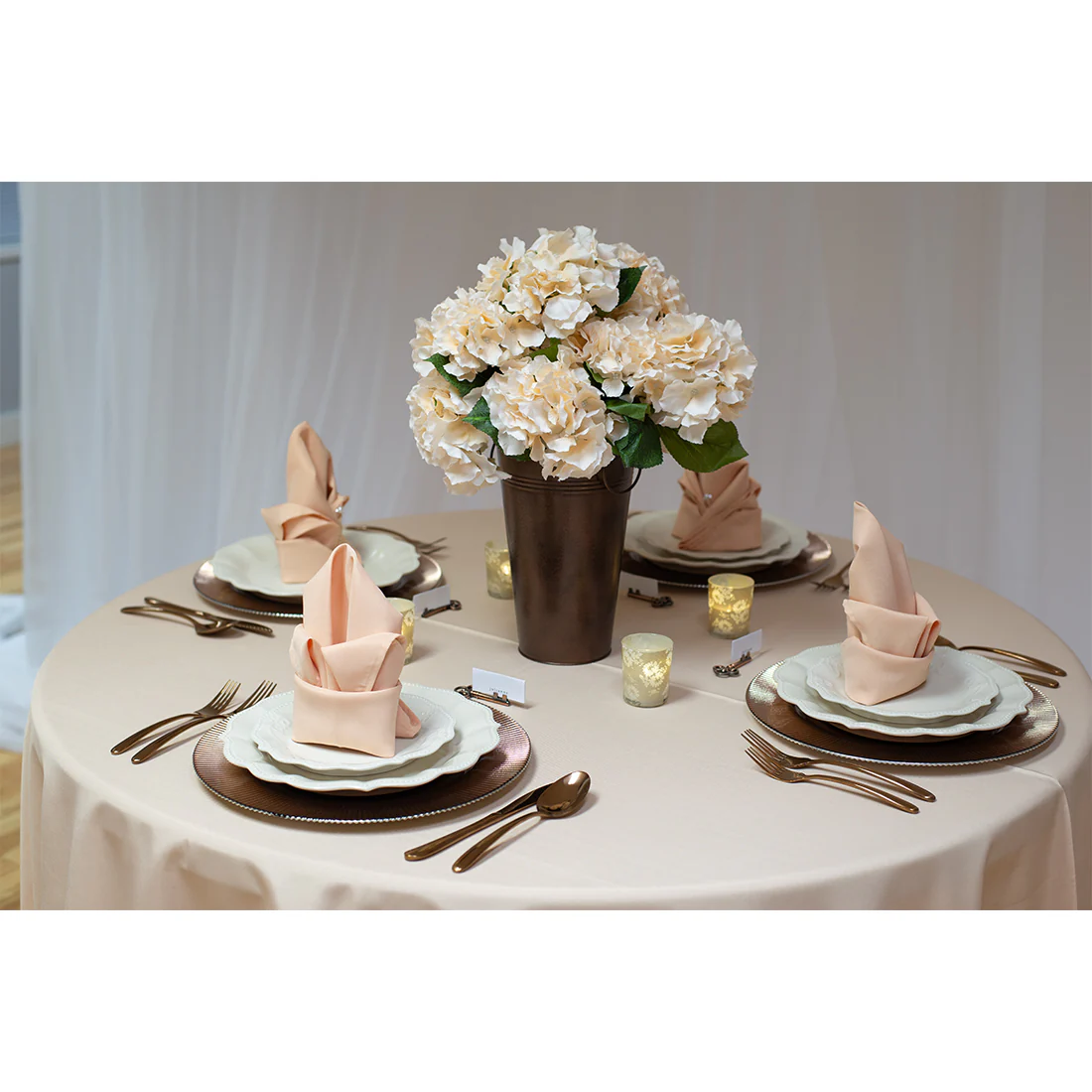 20 in. Polyester Napkins (1 Dozen) - 20 Colors - Image 53