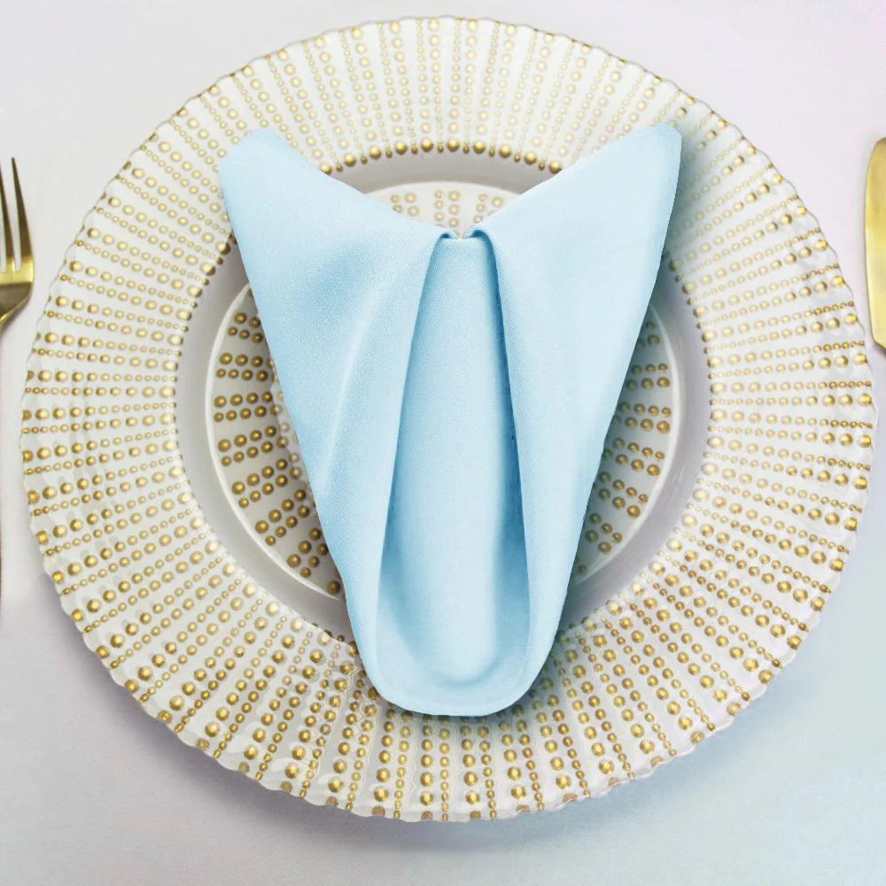 20 in. Polyester Napkins (1 Dozen) - 20 Colors - Image 55