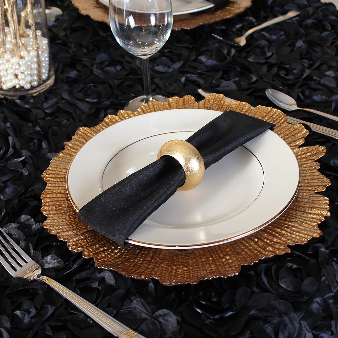20 in. Polyester Napkins (1 Dozen) - 20 Colors - Image 59