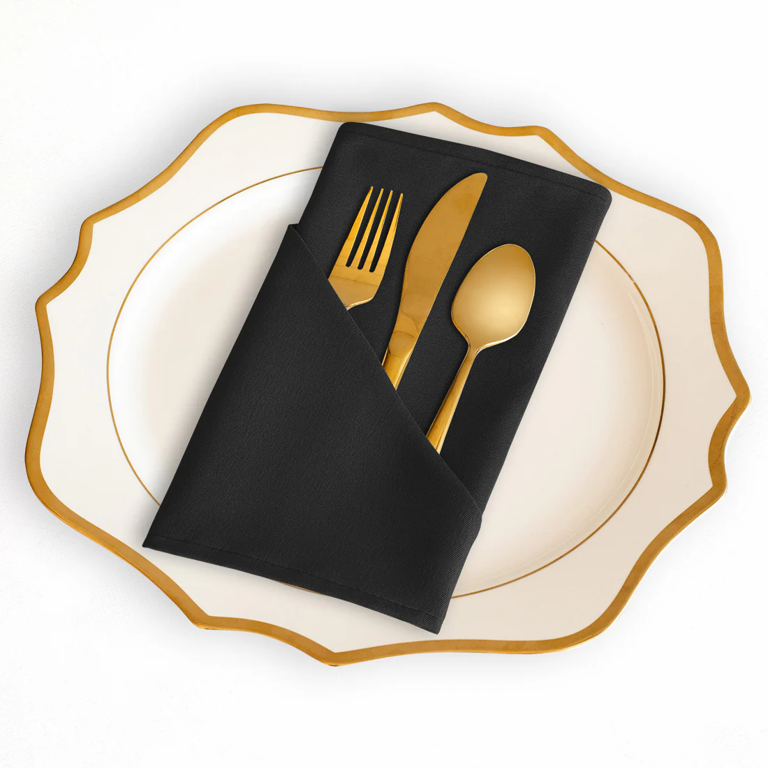 20 in. Polyester Napkins (1 Dozen) - 20 Colors - Image 60