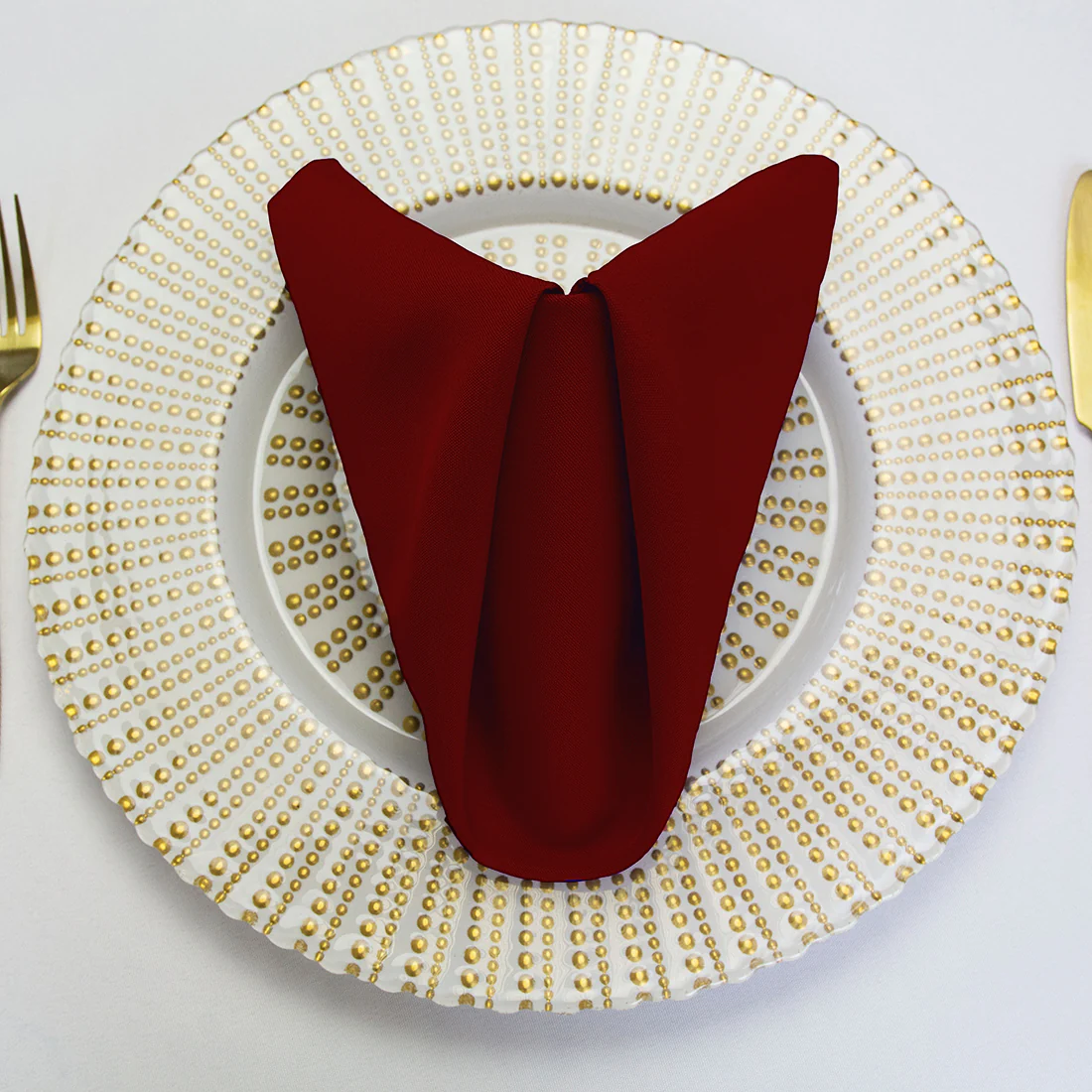20 in. Polyester Napkins (1 Dozen) - 20 Colors - Image 72