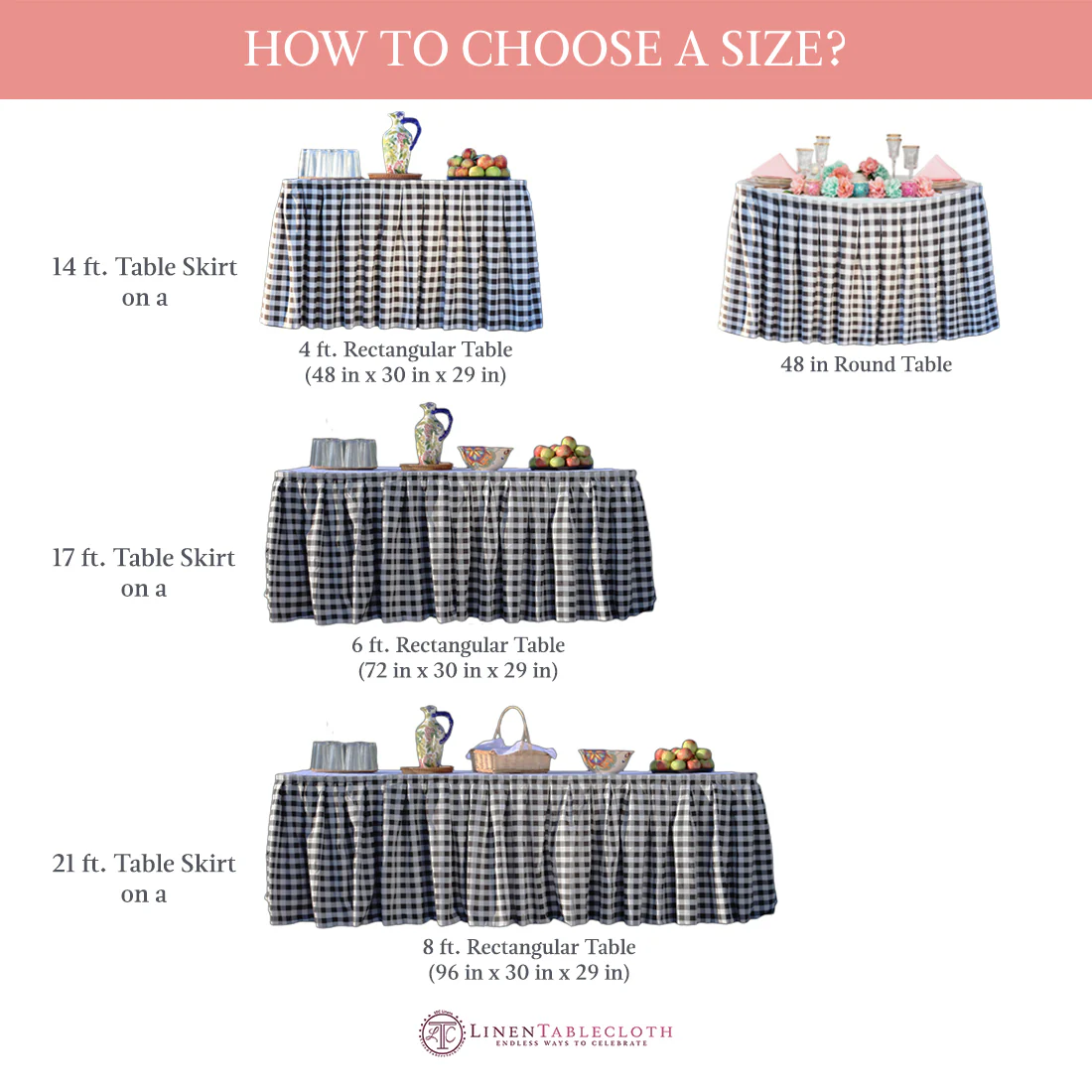 21 ft. Accordion Pleat Polyester Table Skirt (7 Colors) - Image 4