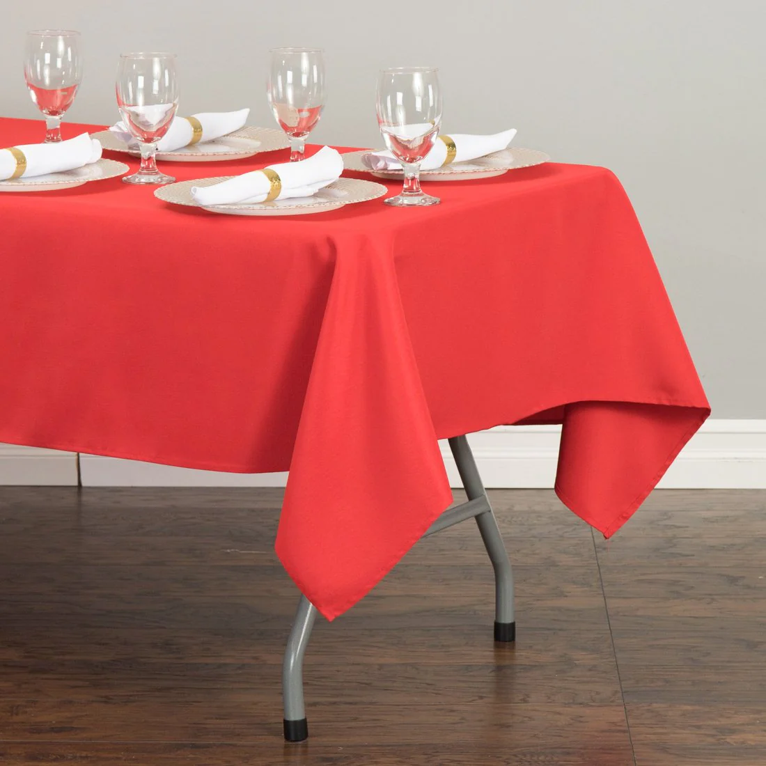 52 X 112 in. Rectangular Cotton-Feel Tablecloth (7 Colors) - Image 4