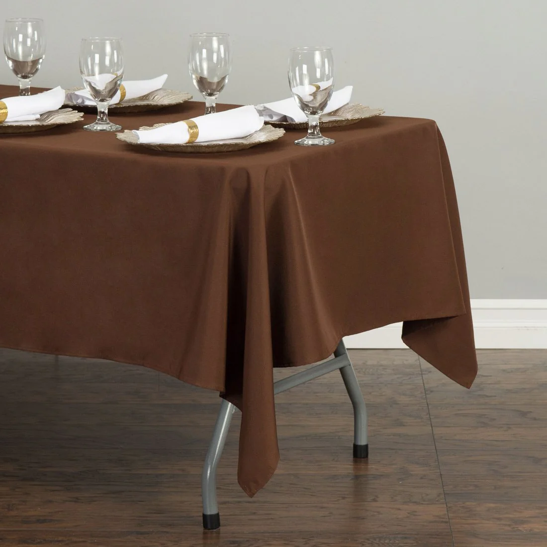 52 X 112 in. Rectangular Cotton-Feel Tablecloth (7 Colors) - Image 5