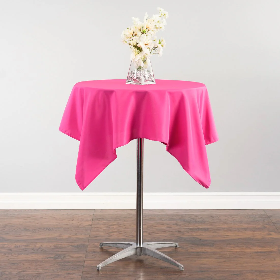 52 in. Square Cotton-Feel Tablecloth (3 Colors) - Image 3
