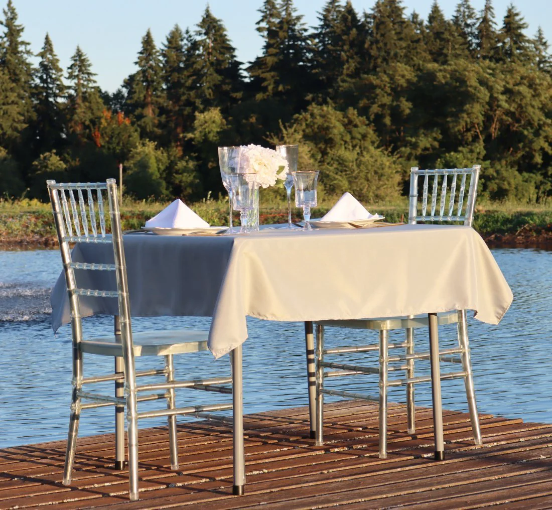 54 in. Square Polyester Tablecloth (20 Colors) - Image 43