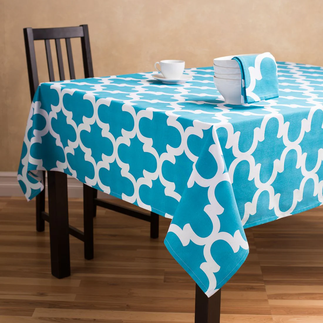 60 X 84 in. Rectangular Trellis Cotton Tablecloth (12 Colors) - Image 15