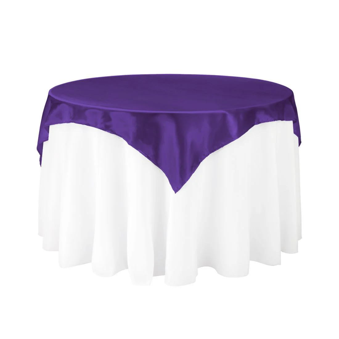60 in. Square Satin Overlay (14 Colors) - Image 23