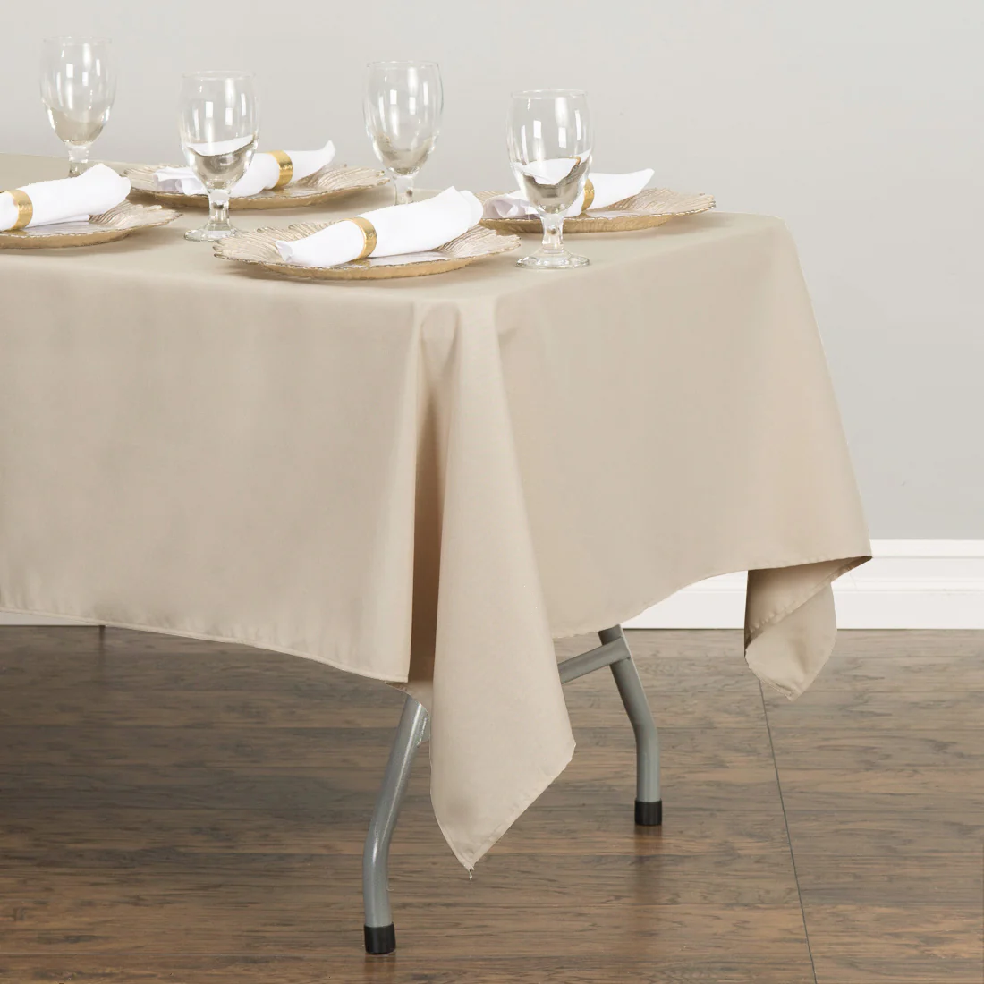 70 x 120 in. Rectangular Polyester Tablecloth (20 Colors) - Image 5
