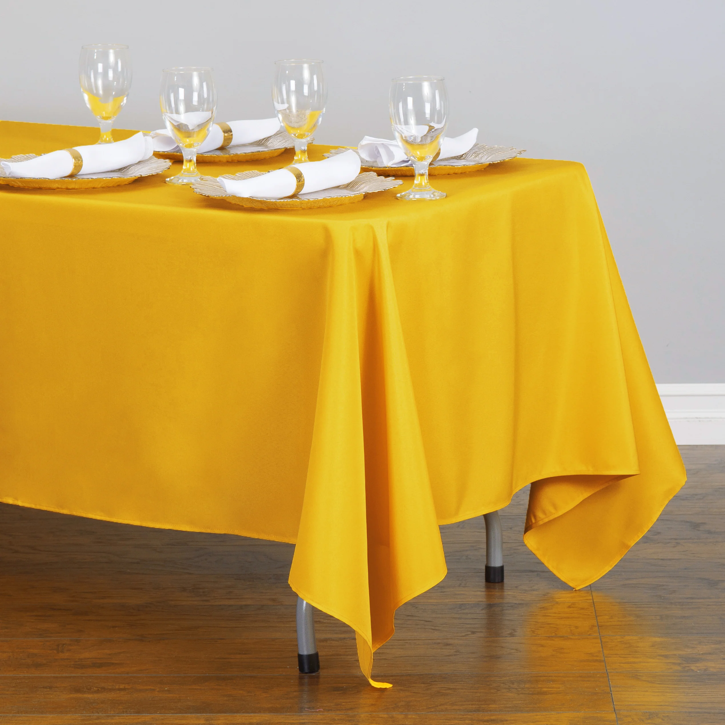 70 x 120 in. Rectangular Polyester Tablecloth (20 Colors) - Image 7