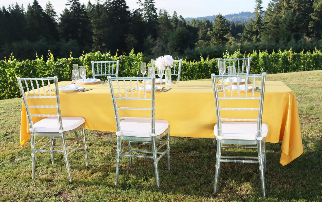 60 X 102 in. Rectangular Polyester Tablecloth (20 colors) - Image 9