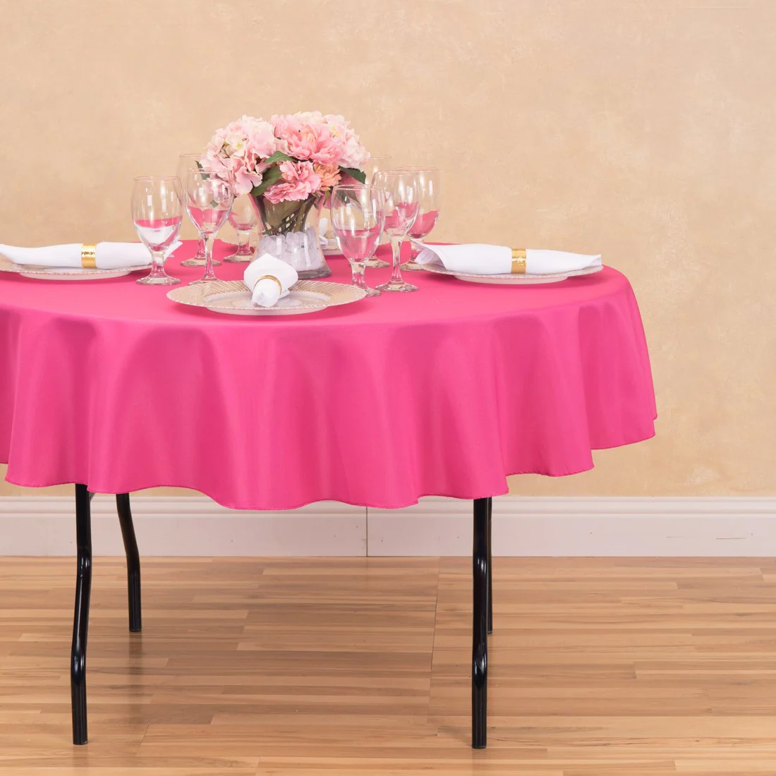 70 in. Round Polyester Tablecloth (20 Colors) - Image 8