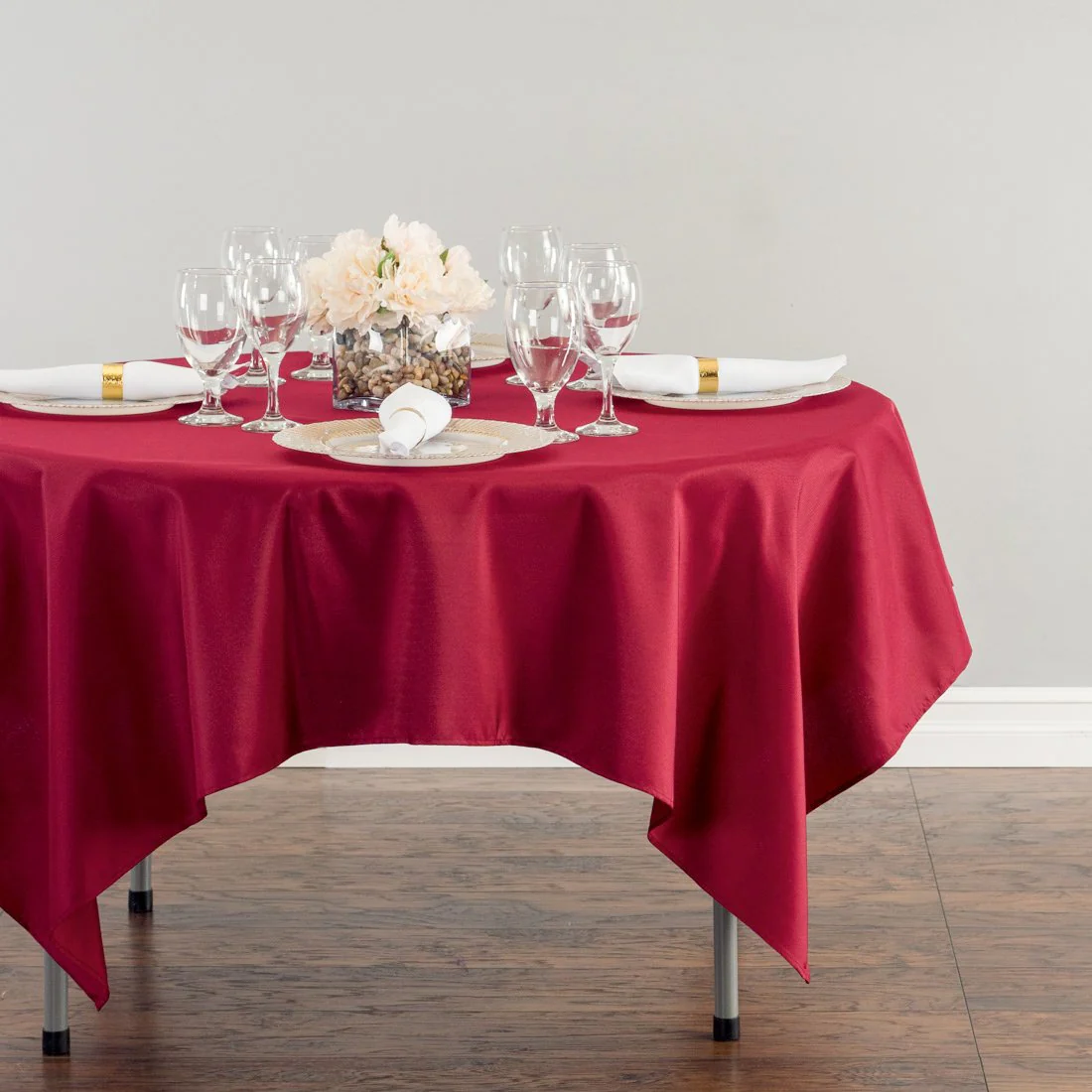 70 in. Square Polyester Tablecloth (20 Colors) - Image 15