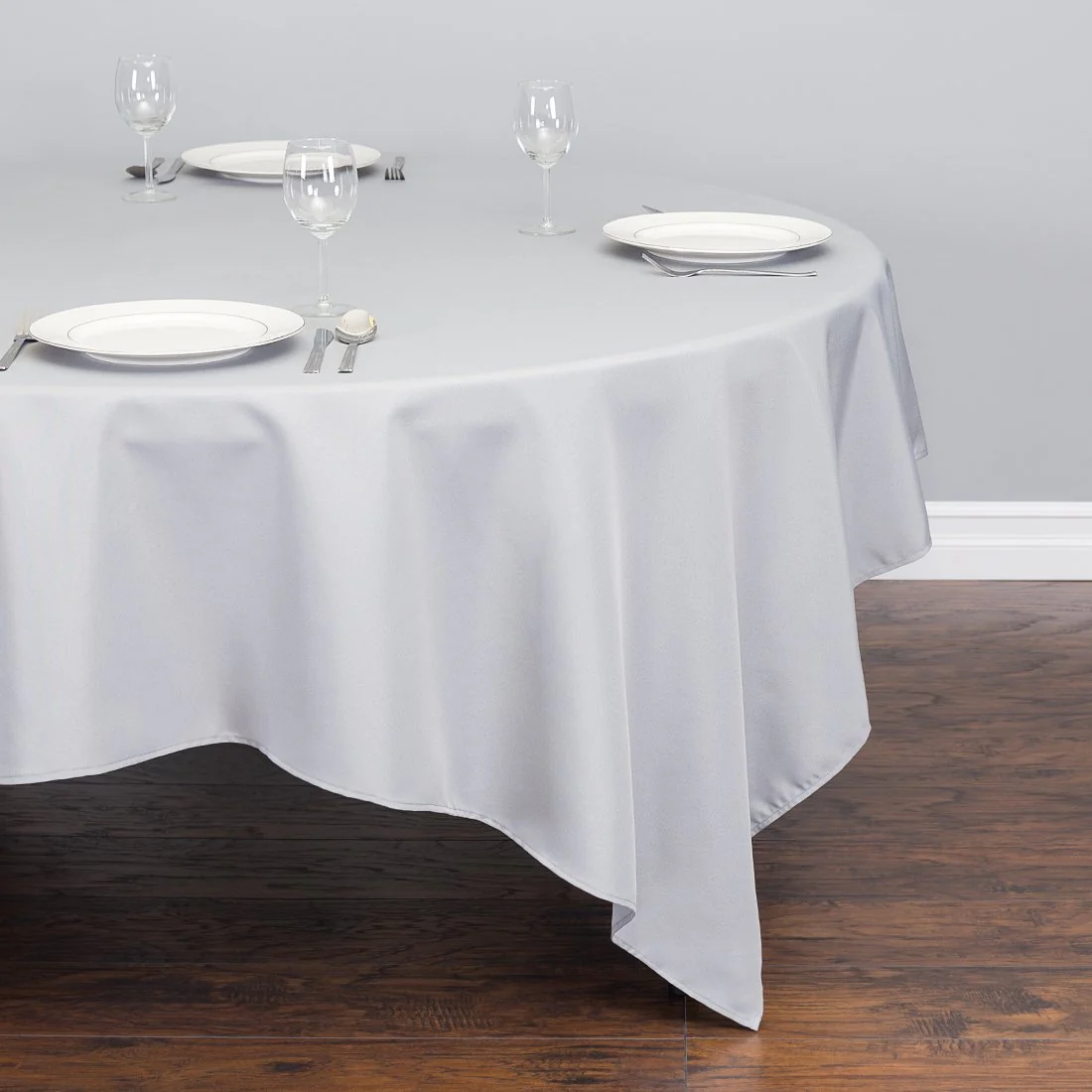 85 in. Square Polyester Tablecloth (20 Colors) - Image 25