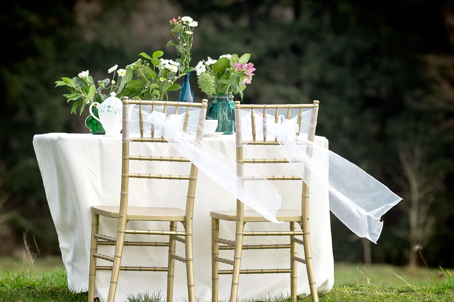 8 ft. Fitted Polyester Tablecloth (7 Colors) - Image 10