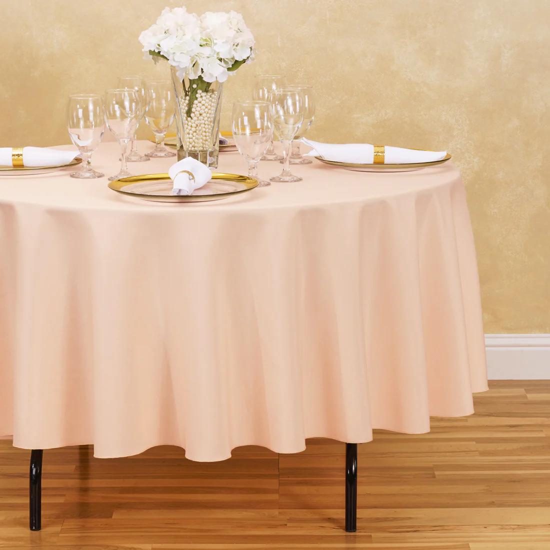 90 in. Round Polyester Tablecloth (20 Colors) - Image 9