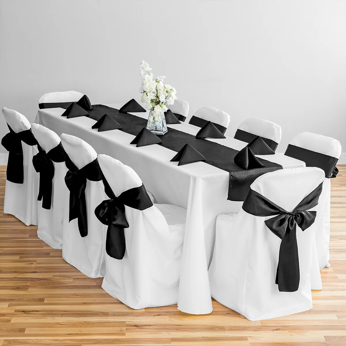 90 X 156 in. Rectangular with Round Corners Polyester Tablecloth (20 Colos) - Image 16