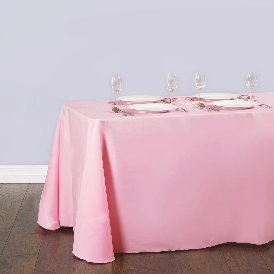 90 X 156 in. Rectangular with Round Corners Polyester Tablecloth (20 Colos) - Image 34