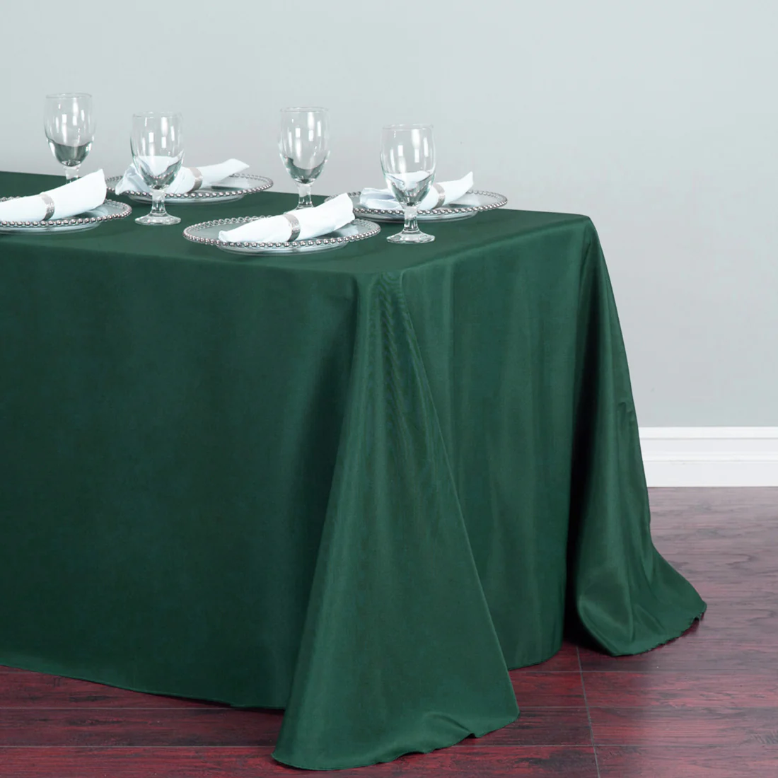 90 X 156 in. Rectangular with Round Corners Polyester Tablecloth (20 Colos) - Image 54
