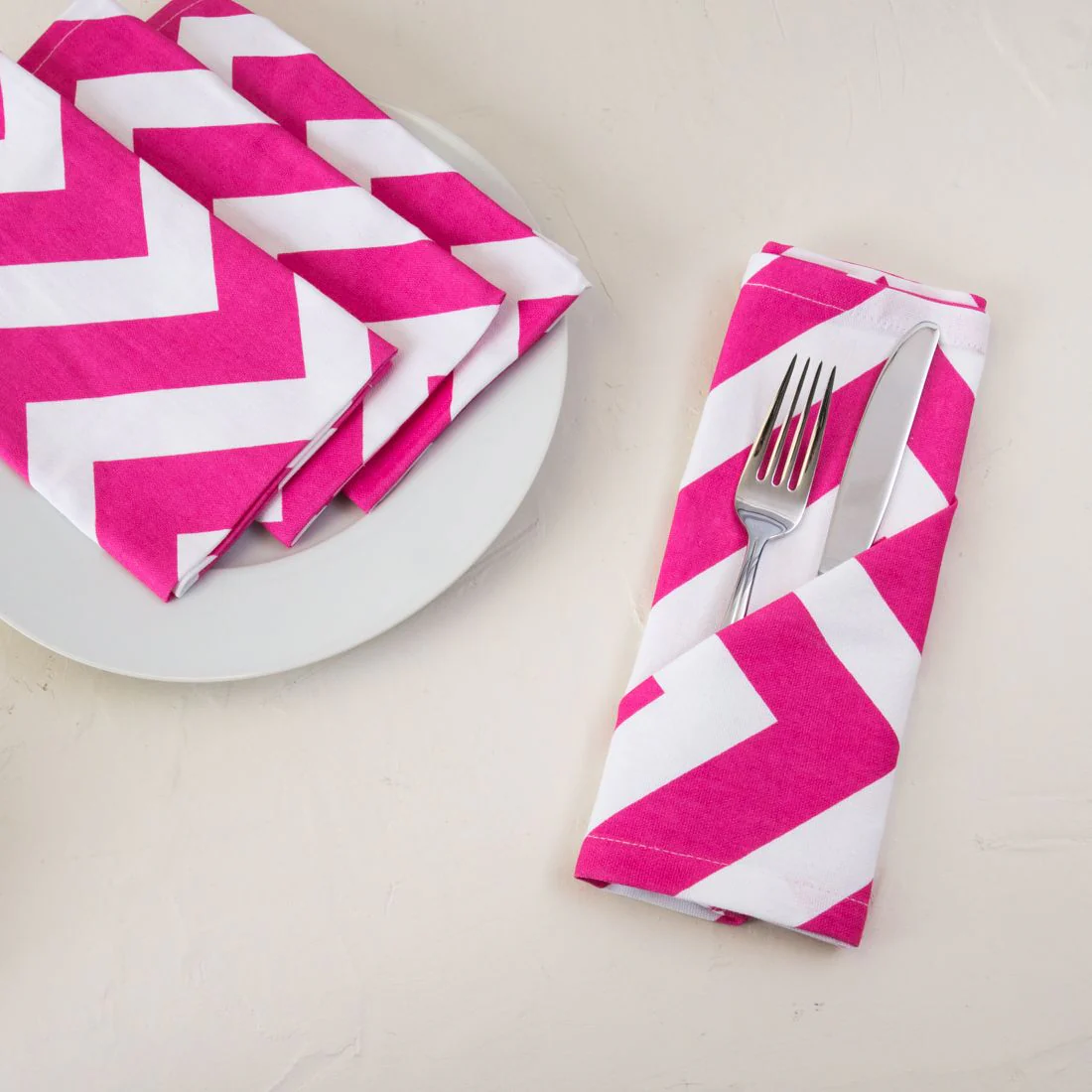 19 X 19 in. Chevron Cotton Napkins 4/Pack (12 Colors) - Image 17