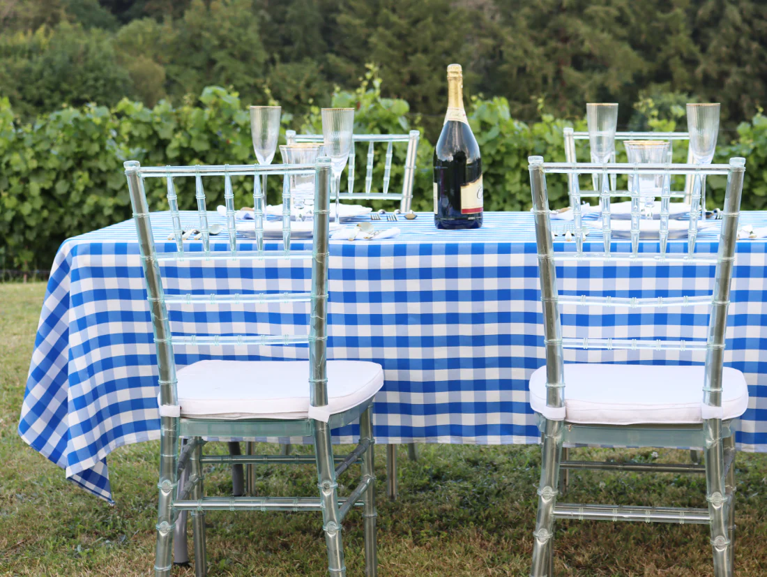60 X 126 in. Rectangular Tablecloth Checkered (4 Colors) - Image 16