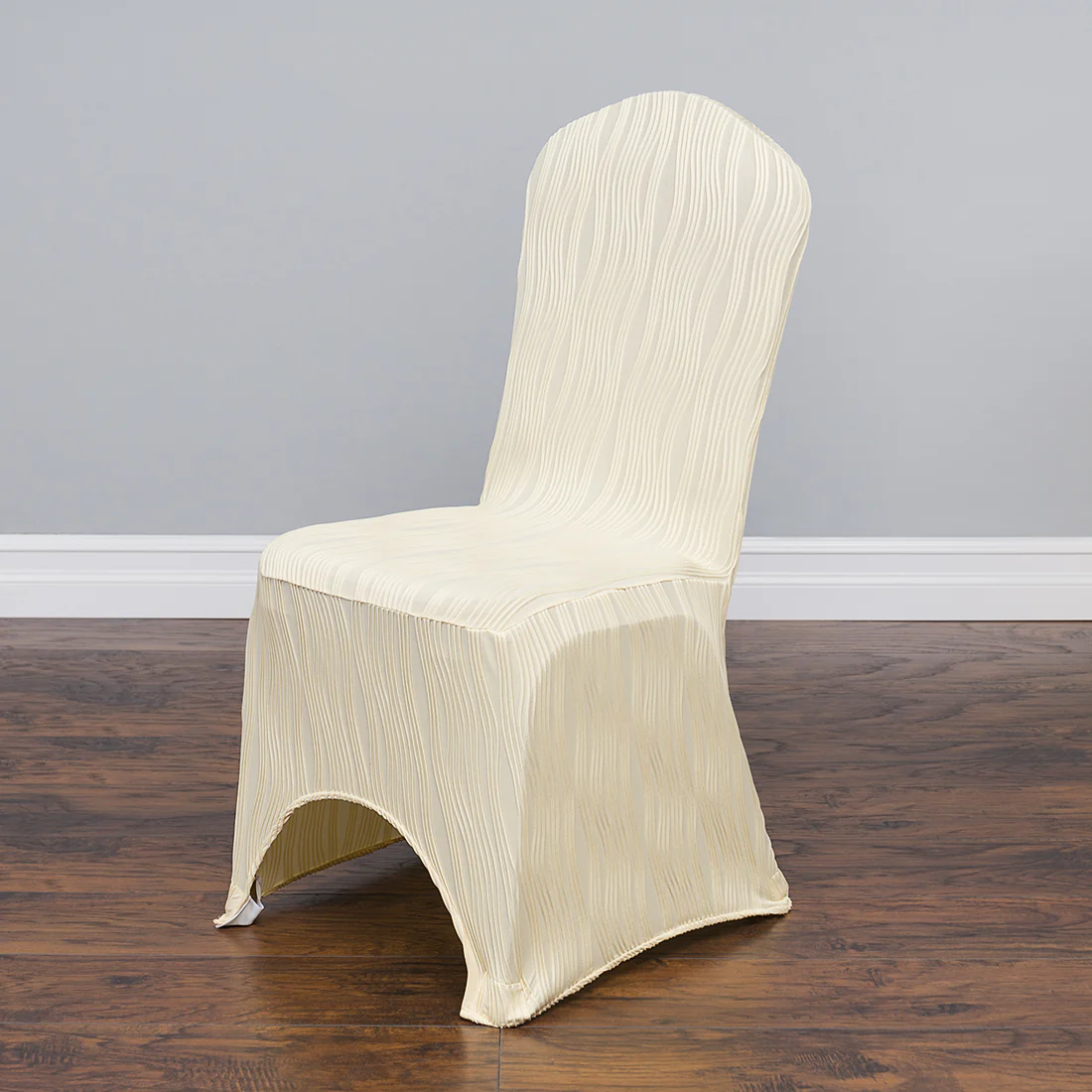 Wavy Stretch Banquet Chair Cover (9 Colors) - Image 13