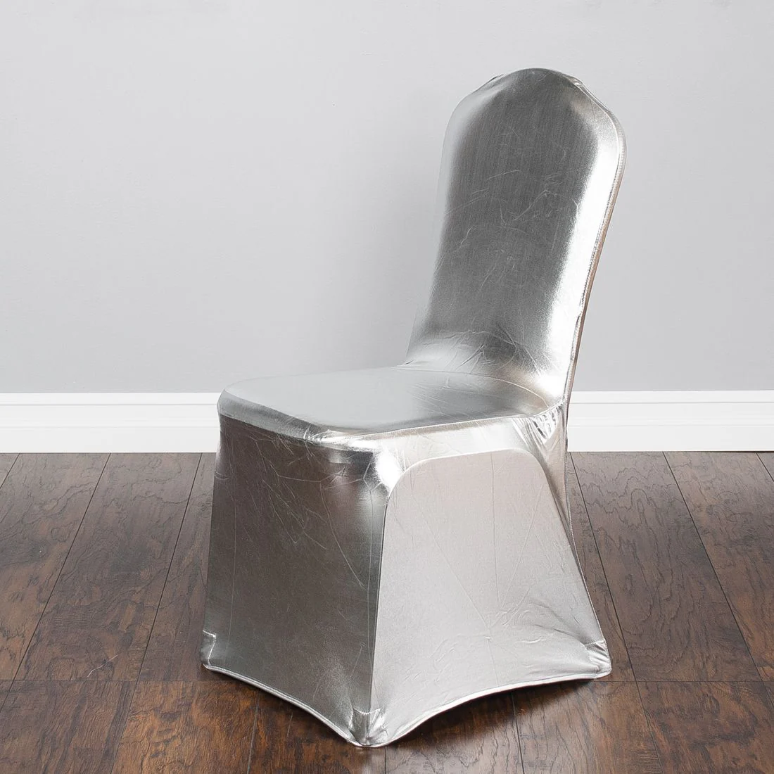 Metallic Banquet Stretch Chair Cover (2 Colors) - Image 5