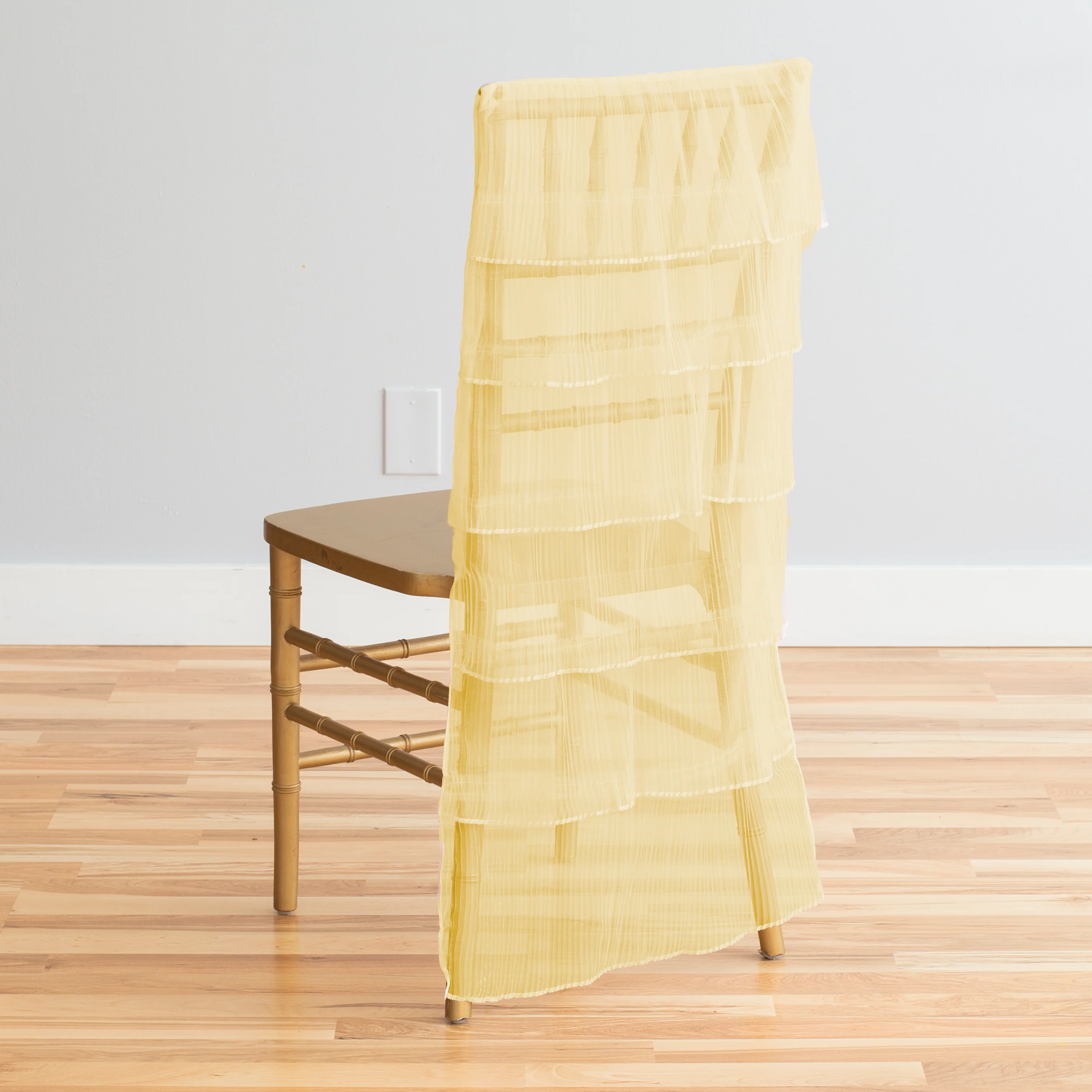 Tiered Chiavari Chair Cover (4 Colors) - Image 3