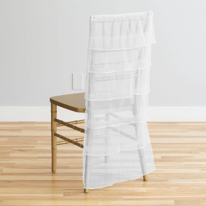Tiered Chiavari Chair Cover (4 Colors) - Image 5