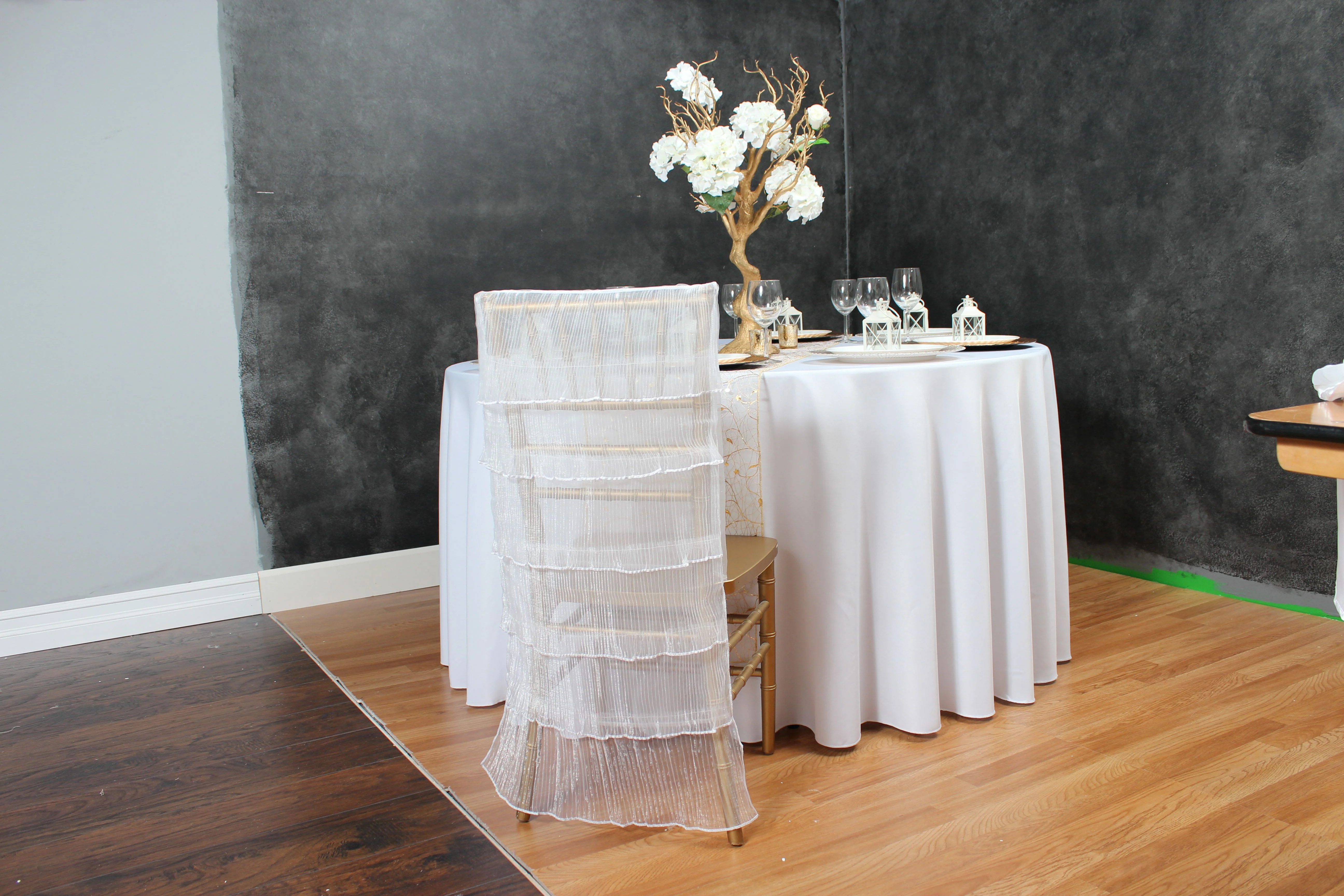 Tiered Chiavari Chair Cover (4 Colors) - Image 6