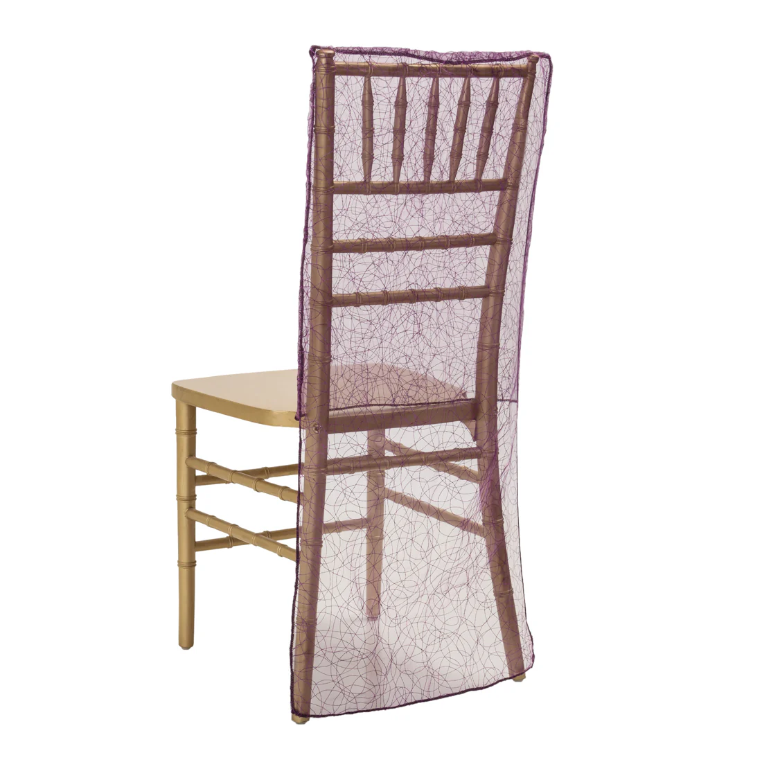 Chiavari Chair Cover Web Organza (5 Colors) - Image 13