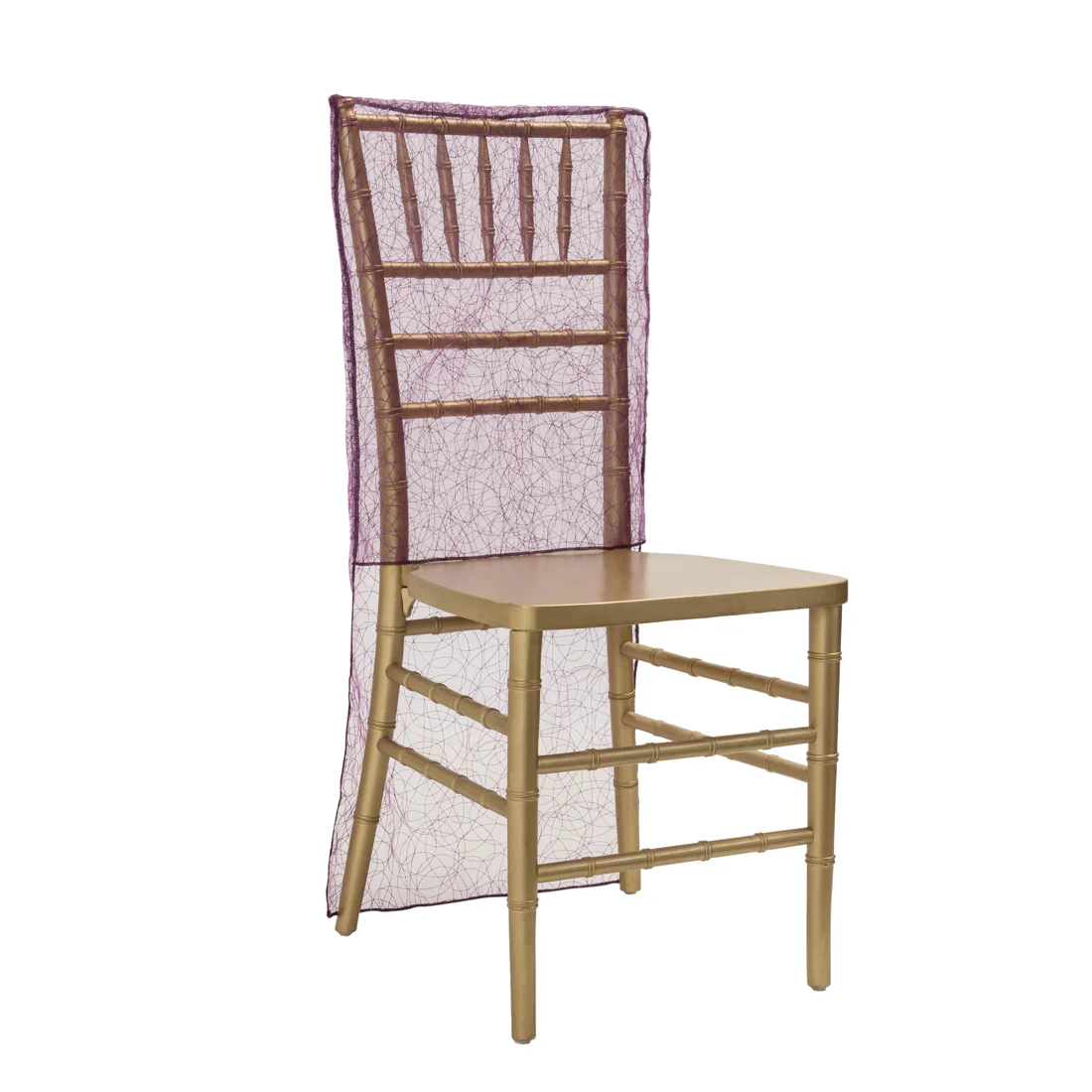 Chiavari Chair Cover Web Organza (5 Colors) - Image 14