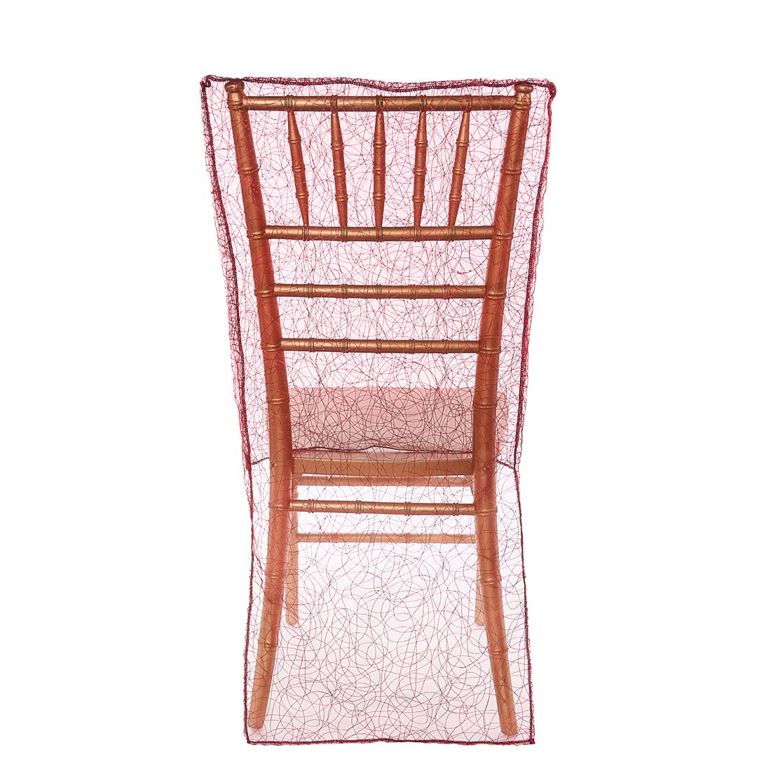 Chiavari Chair Cover Web Organza (5 Colors) - Image 5