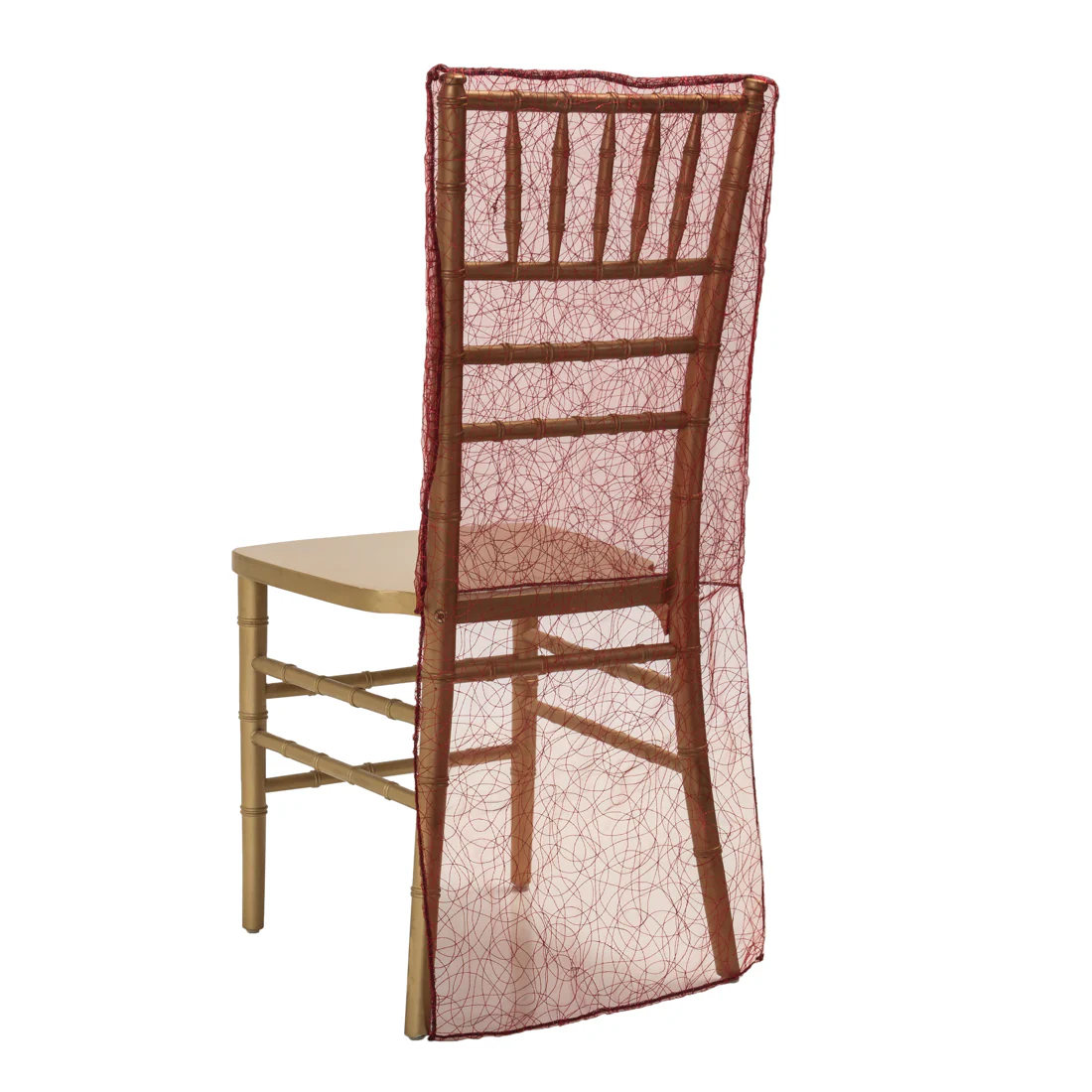 Chiavari Chair Cover Web Organza (5 Colors) - Image 8