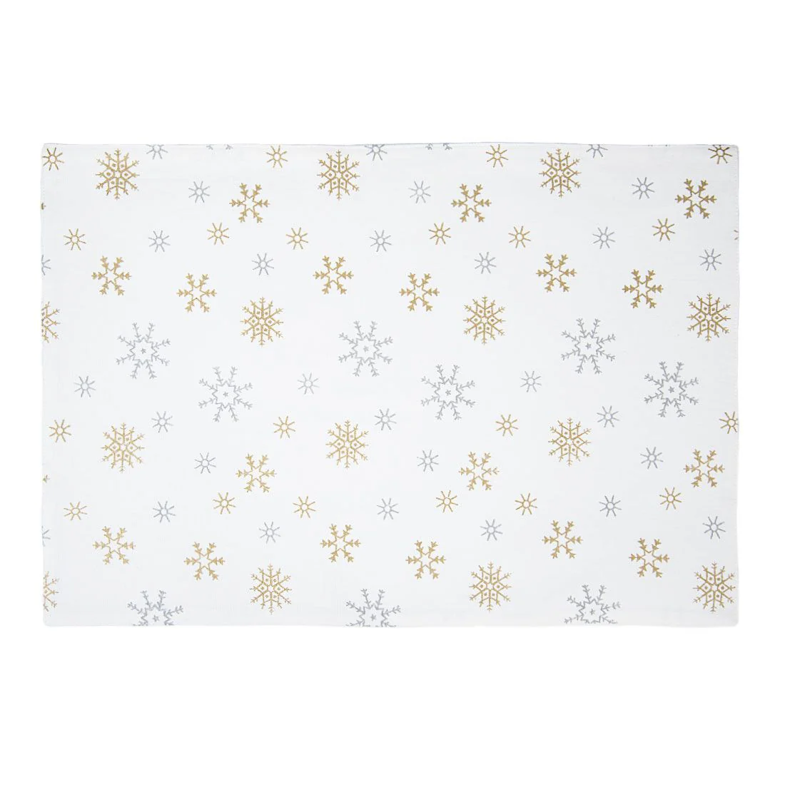 13 X 19 in. Christmas Holiday Cotton Placemats 4/pack (7 Patterns) Christmas Snowflake Jazzy Asterisks - Image 12