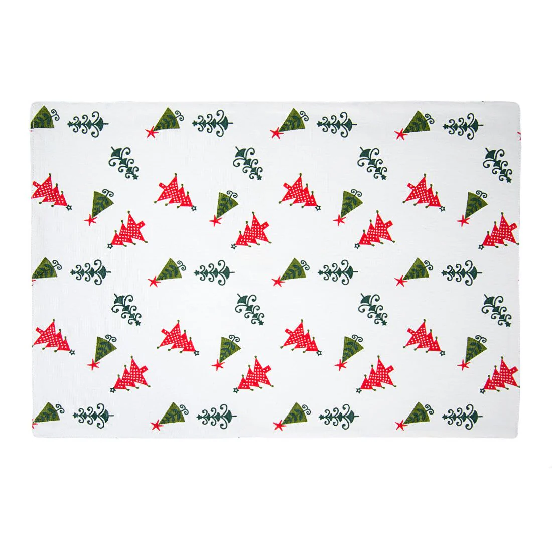13 X 19 in. Christmas Holiday Cotton Placemats 4/pack (7 Patterns) Christmas Snowflake Jazzy Asterisks - Image 4