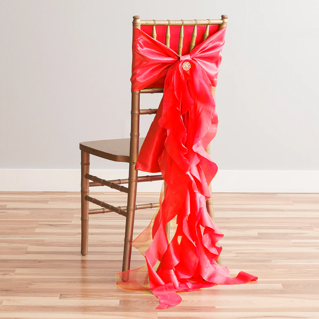 Curly Willow Taffeta Chair Sash (9 Colors) - Image 3